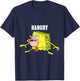 Hangry Caveman Spongebob Meme T-Shirt - T-Shirt | Navy