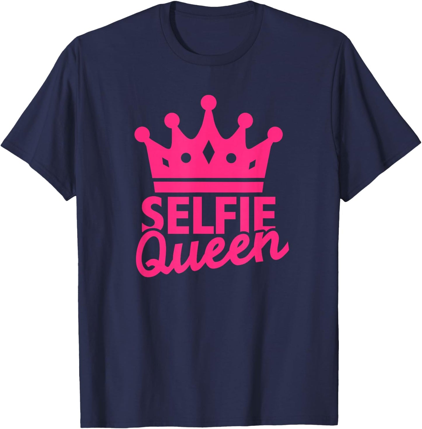 Selfie Queen T-Shirt - T-Shirt | Navy