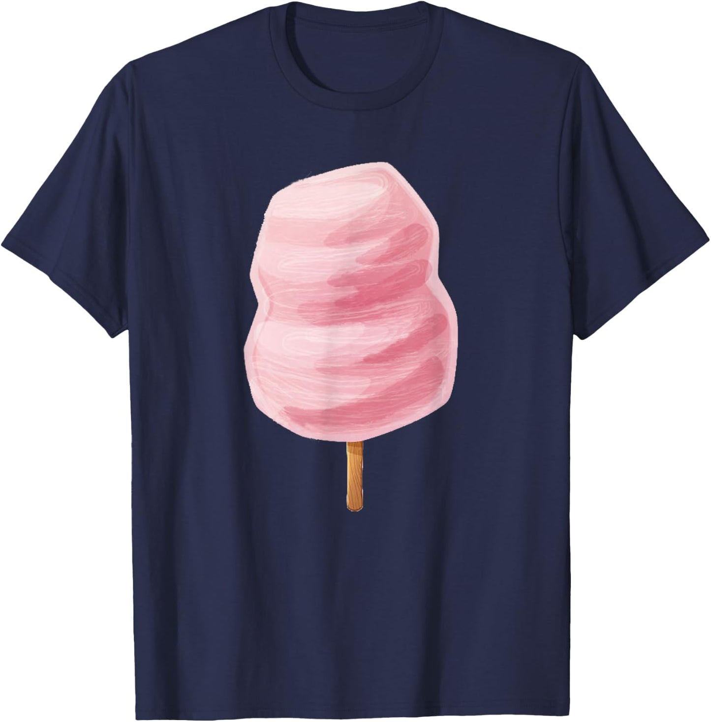Cotton Candy Candy Floss Fairy Foodie Cooking Cook T-Shirt - T-Shirt | Navy