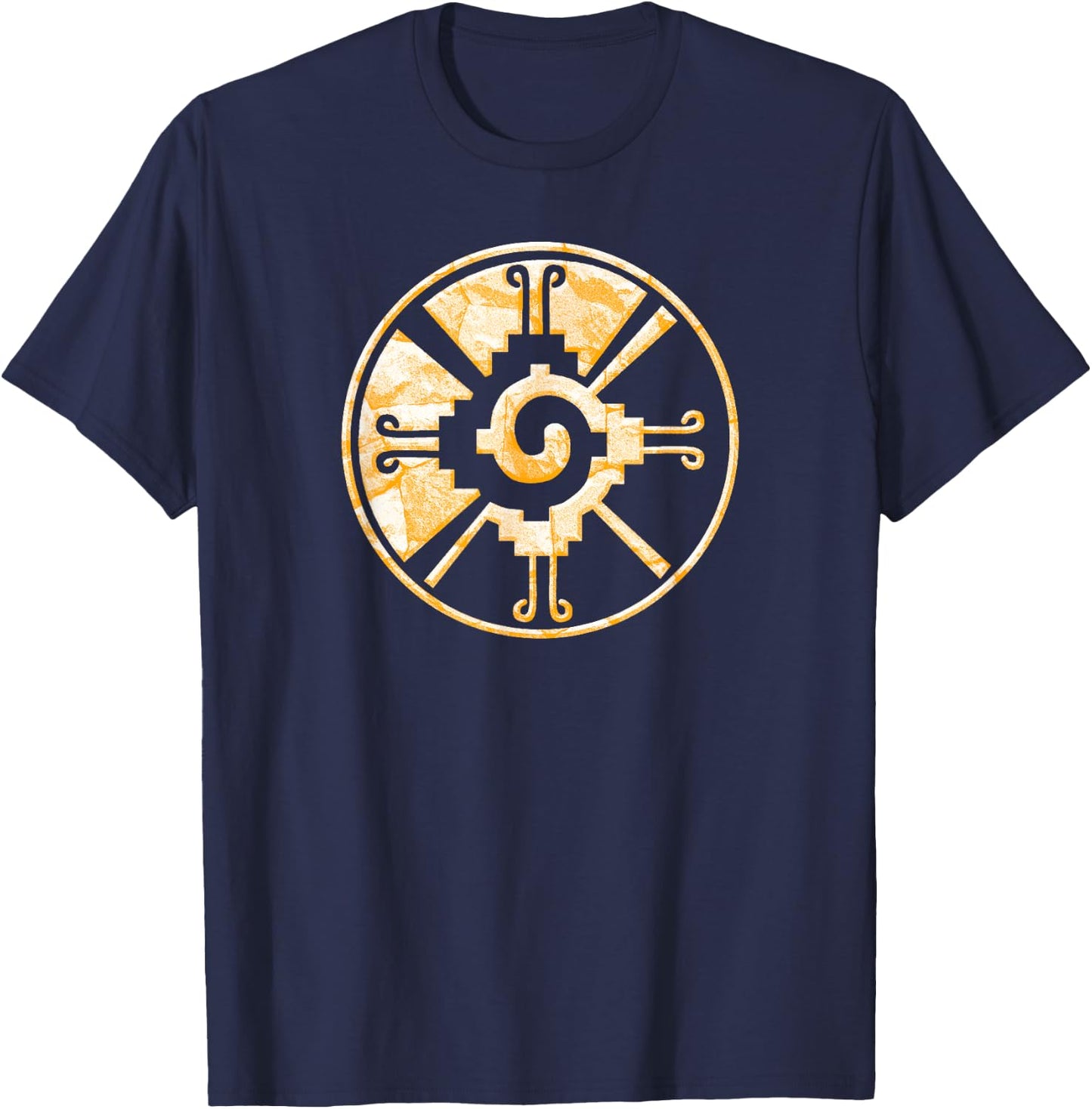 Hunab Ku Mayan God & Mesoamerican Culture Civilization T-Shirt - T-Shirt | Navy