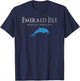 Vintage Emerald Isle NC Dolphin T Shirt T-Shirt - T-Shirt | Navy