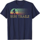 Run Trails Bigfoot Runner Race Ultra Run Graphic T-Shirt - T-Shirt | Navy