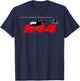 R44 Helicopter Pilot Aviation - R44 Helicopter T-Shirt - T-Shirt | Navy