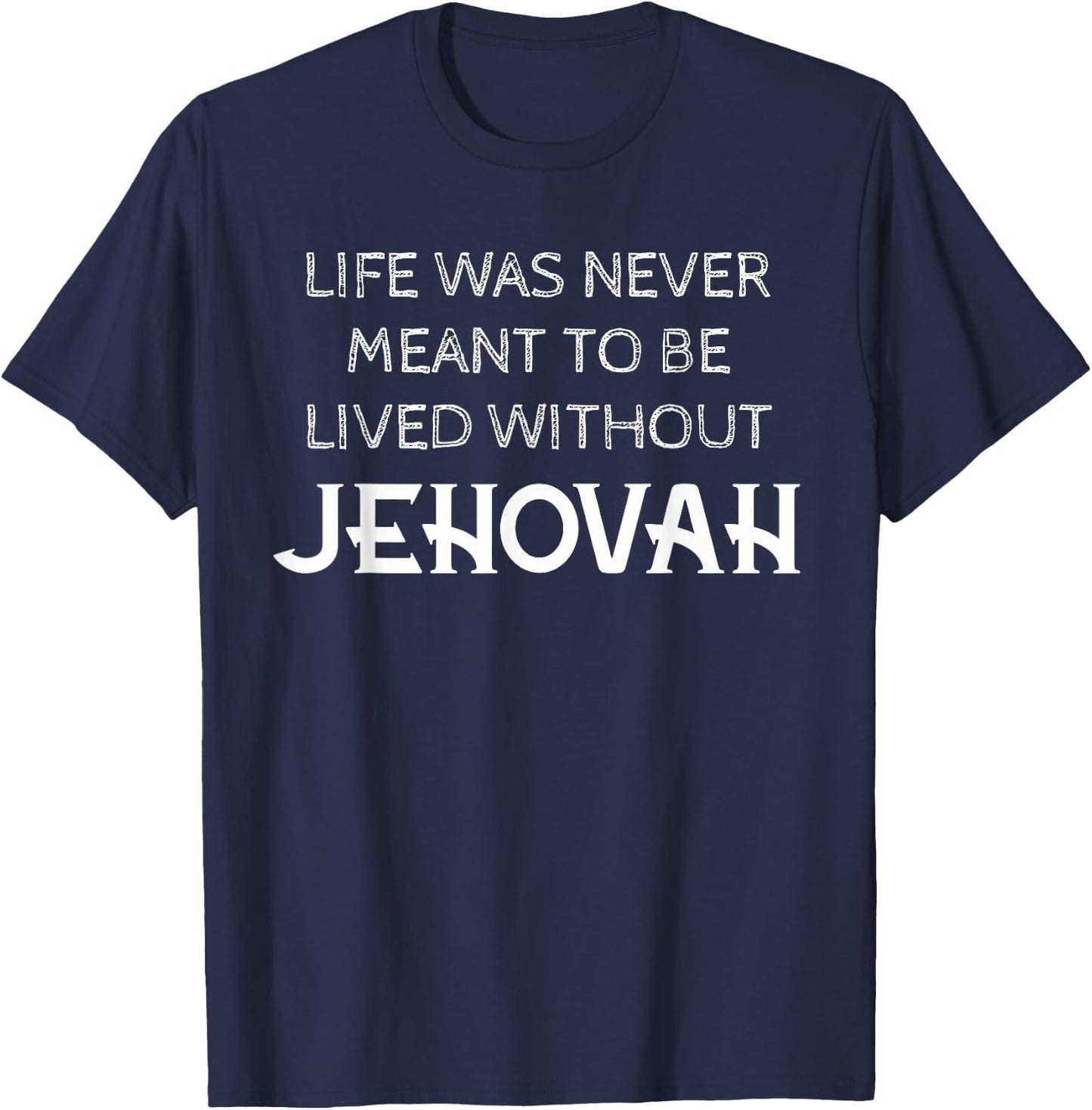 Jehovah Life JW Jehovah's Ministry T-Shirt - T-Shirt | Navy