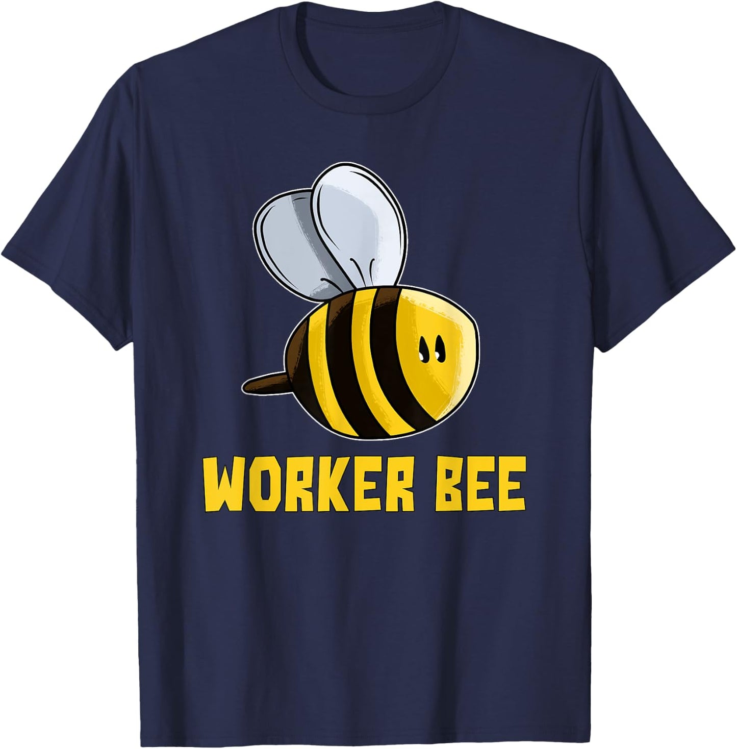 Worker Bee Lovers Gift T-Shirt - T-Shirt | Navy