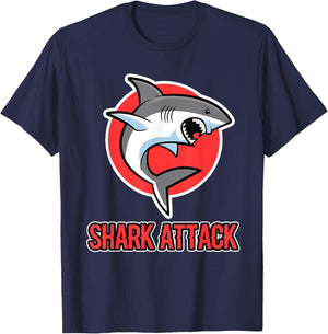 Shark Design - Shark Attack - Shark T-Shirt - T-Shirt | Navy