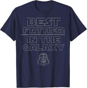Star Wars Best Father In the Galaxy Darth Vader T-Shirt - T-Shirt | Navy