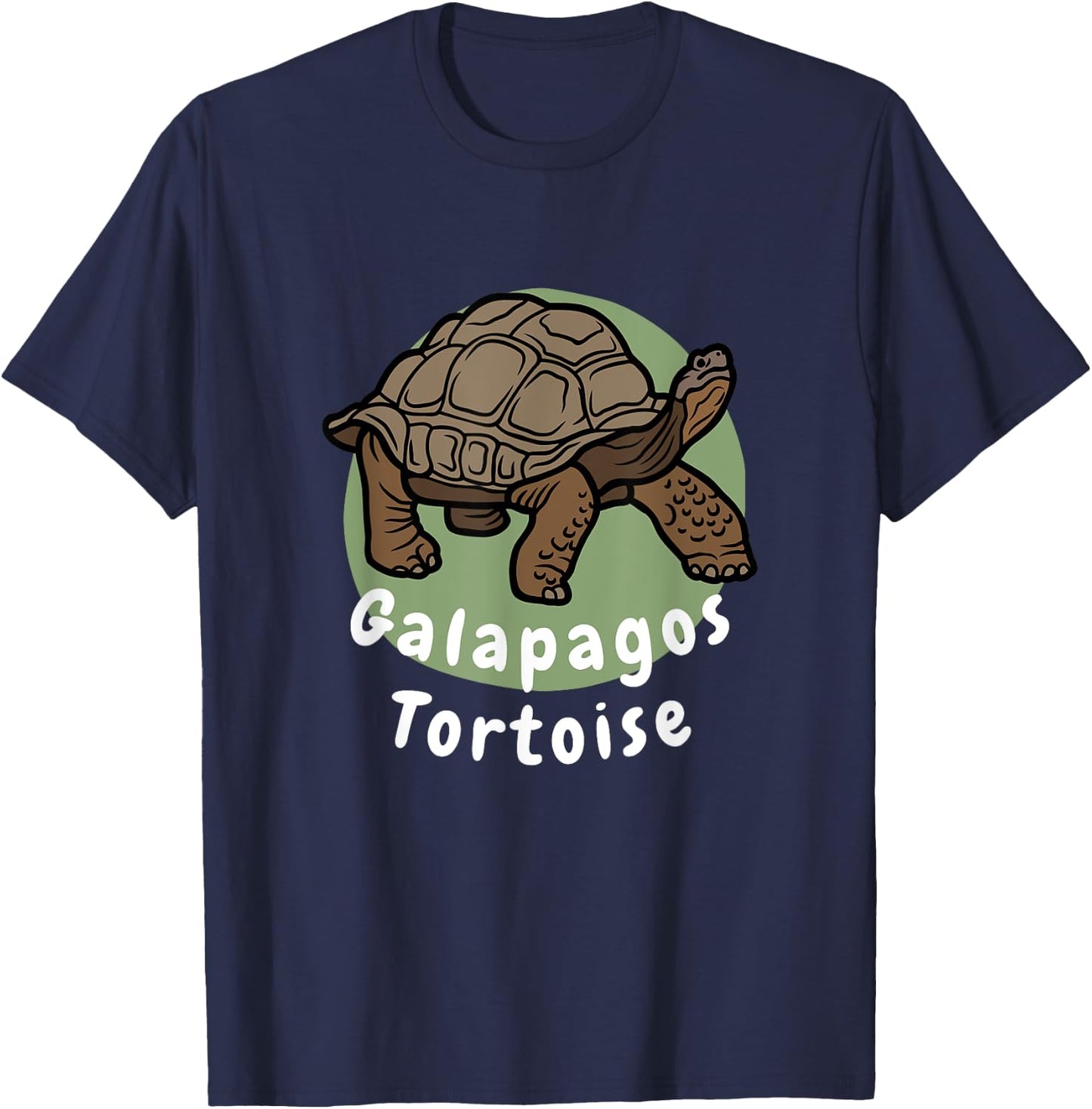 Galapagos Tortoise Funny Cute Pet Tortoise T-Shirt - T-Shirt | Navy