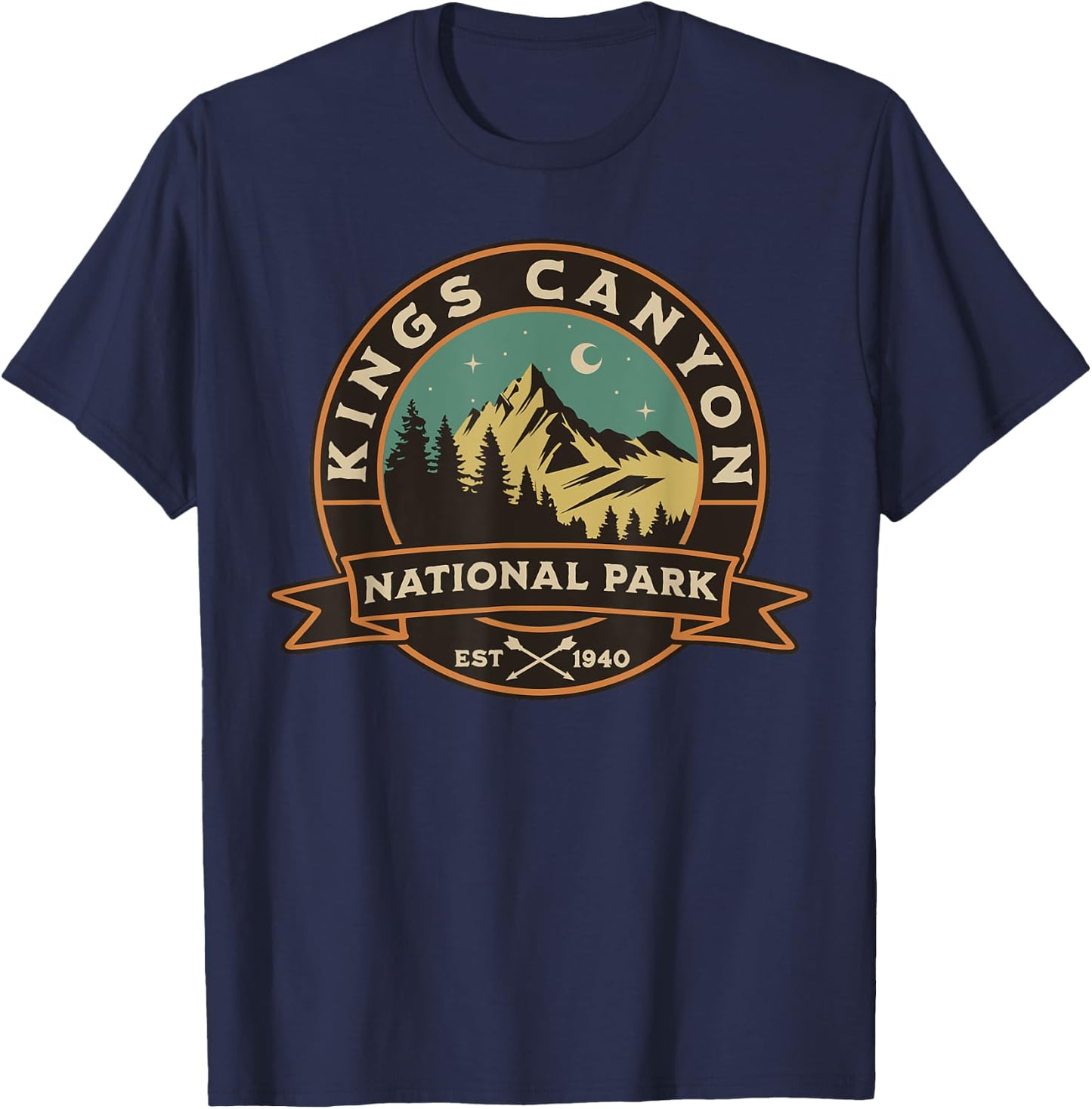 Kings Canyon National Park T-Shirt - T-Shirt | Navy