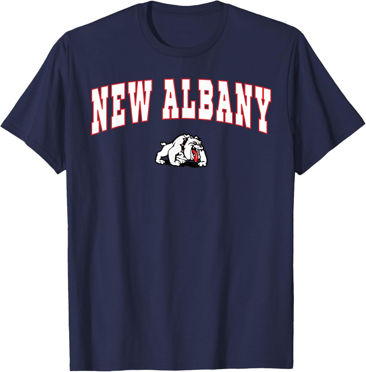 New Albany High School Bulldogs T-Shirt - T-Shirt | Navy