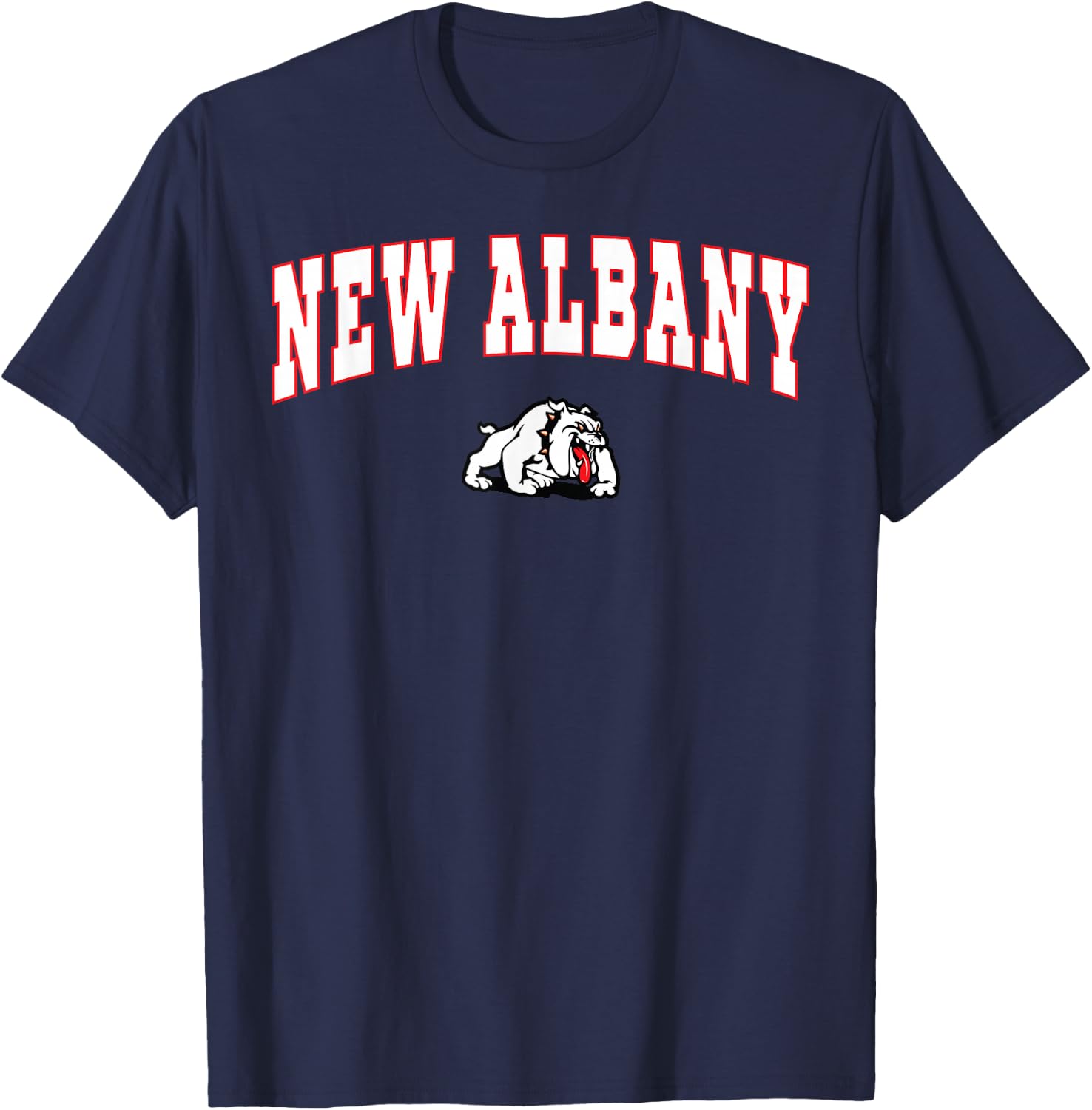 New Albany High School Bulldogs T-Shirt - T-Shirt | Navy