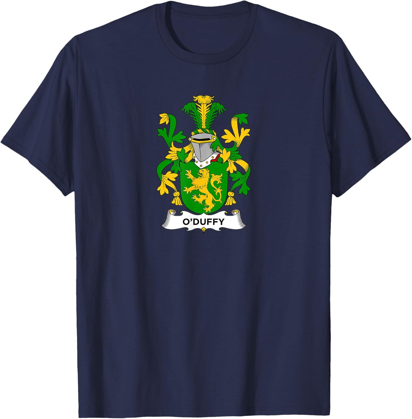 O'Duffy Coat of Arms - Family Crest T-Shirt - T-Shirt | Navy