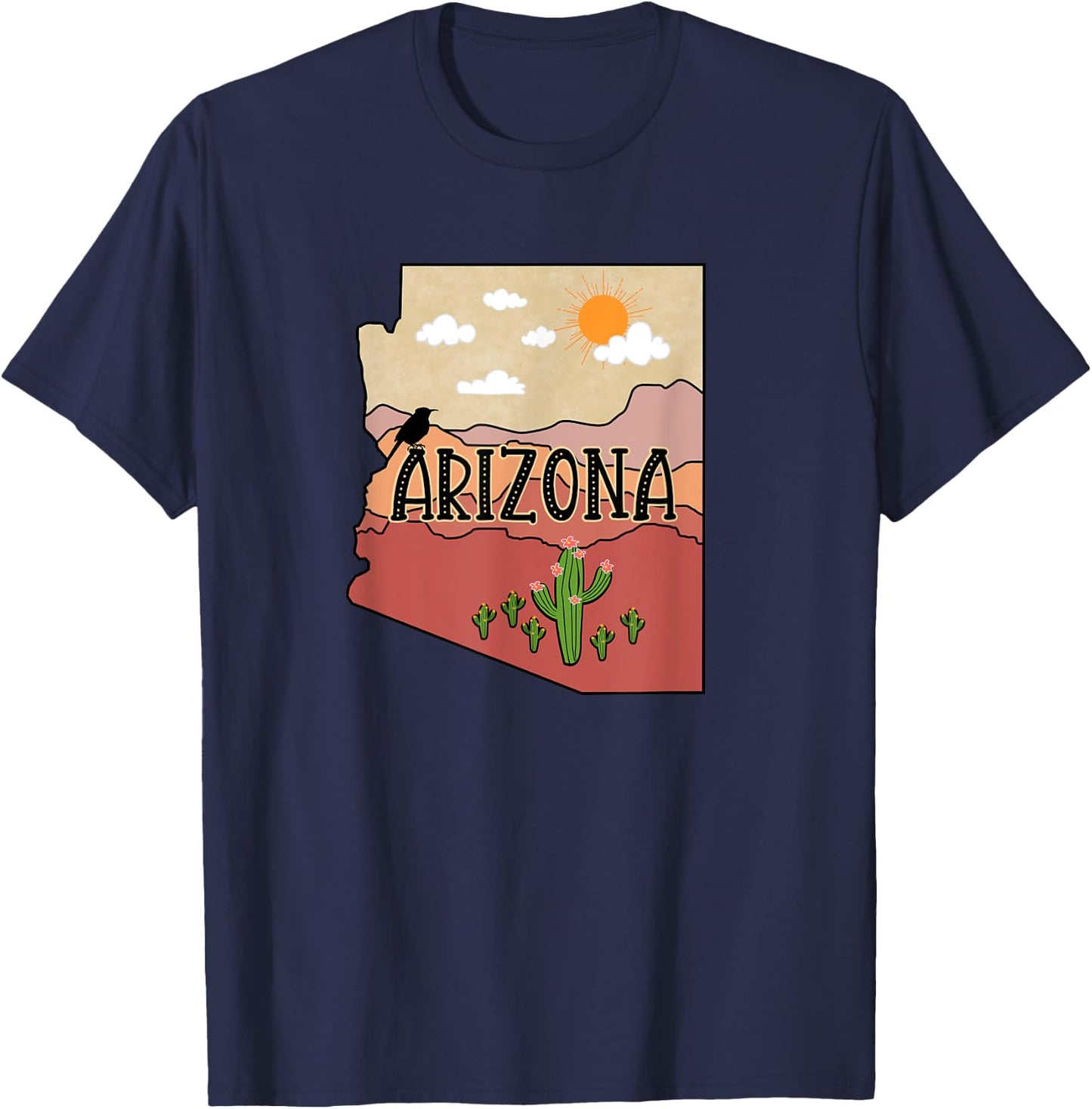 ARIZONA Design women boys girls souvenir T-Shirt - T-Shirt | Navy
