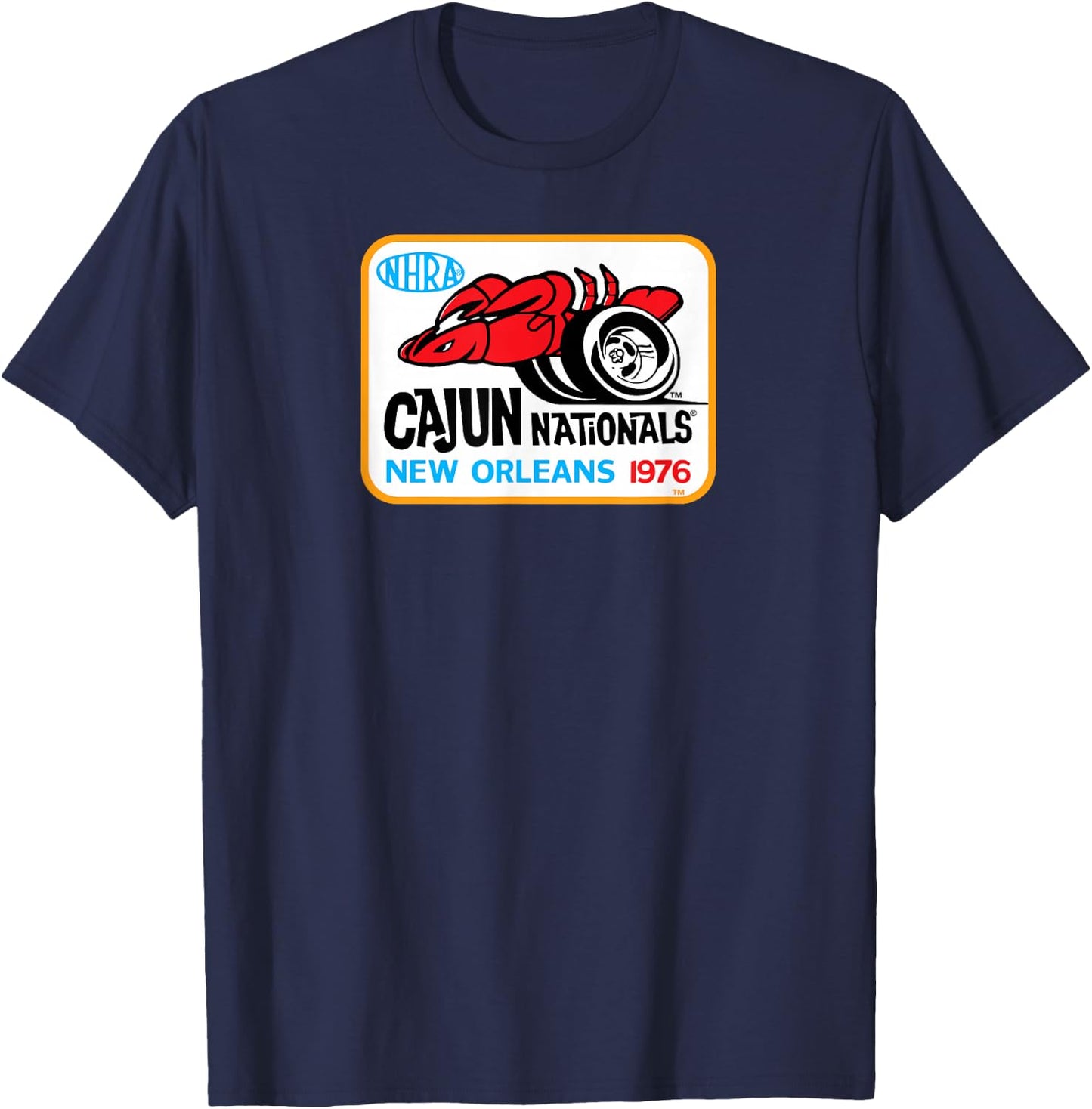 1976 Cajun Nationals T-Shirt - T-Shirt | Navy