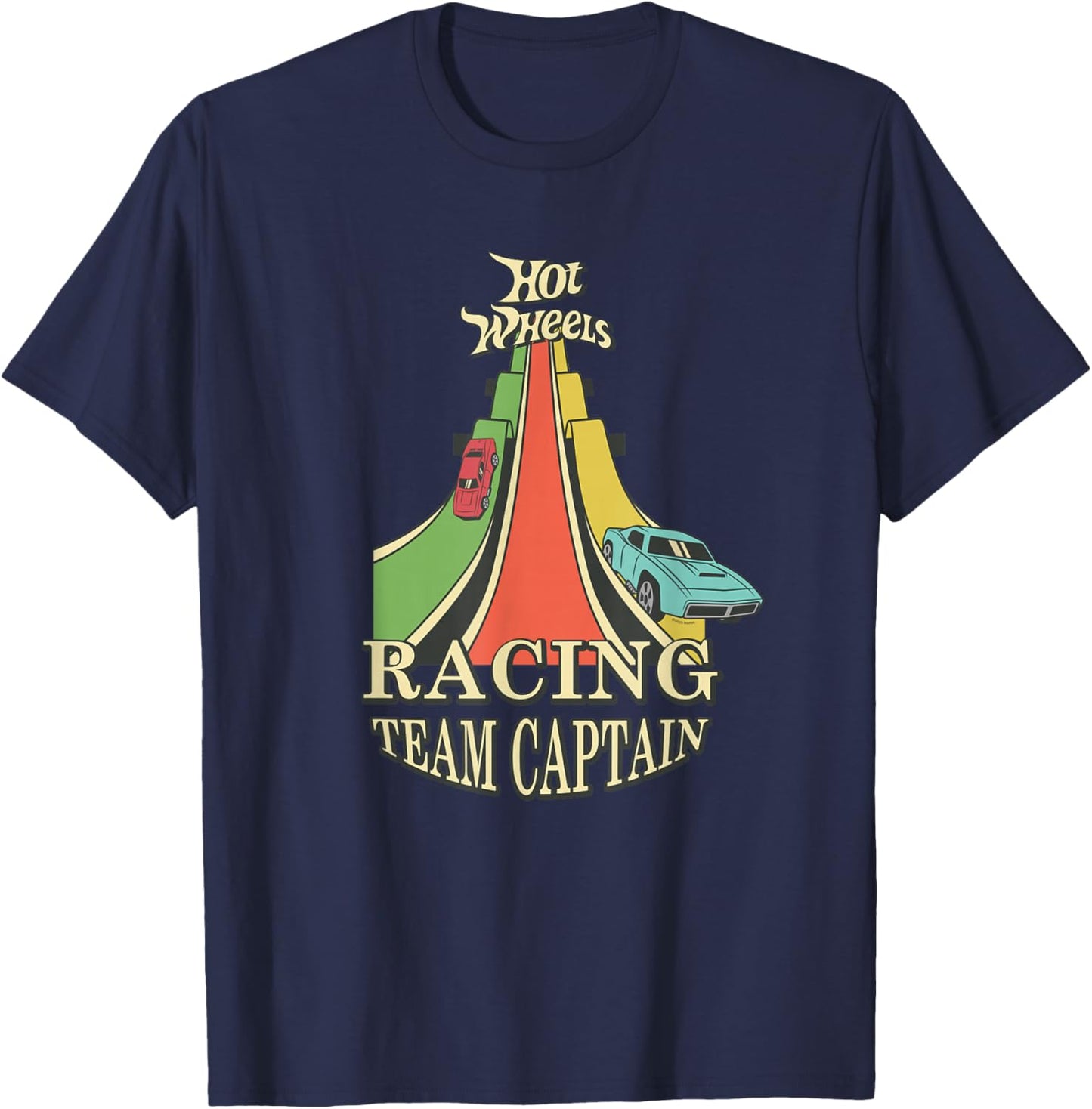 Hot Wheels - Father's Day Racing Team Captain T-Shirt - T-Shirt | Navy