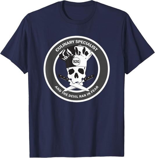 Culinary Specialist 92G | US ARMY Veteran Humor T-Shirt - T-Shirt | Navy