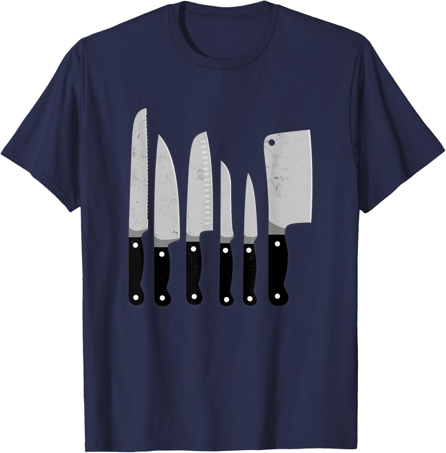 Knife kit kitchen tools gadget shirt T-Shirt - T-Shirt | Navy