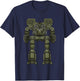 Pixel Timber Wolf T-Shirt - T-Shirt | Navy
