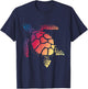Turtle Art Colorful Sea Reptile Nature Gift Turtle T-Shirt - T-Shirt | Navy