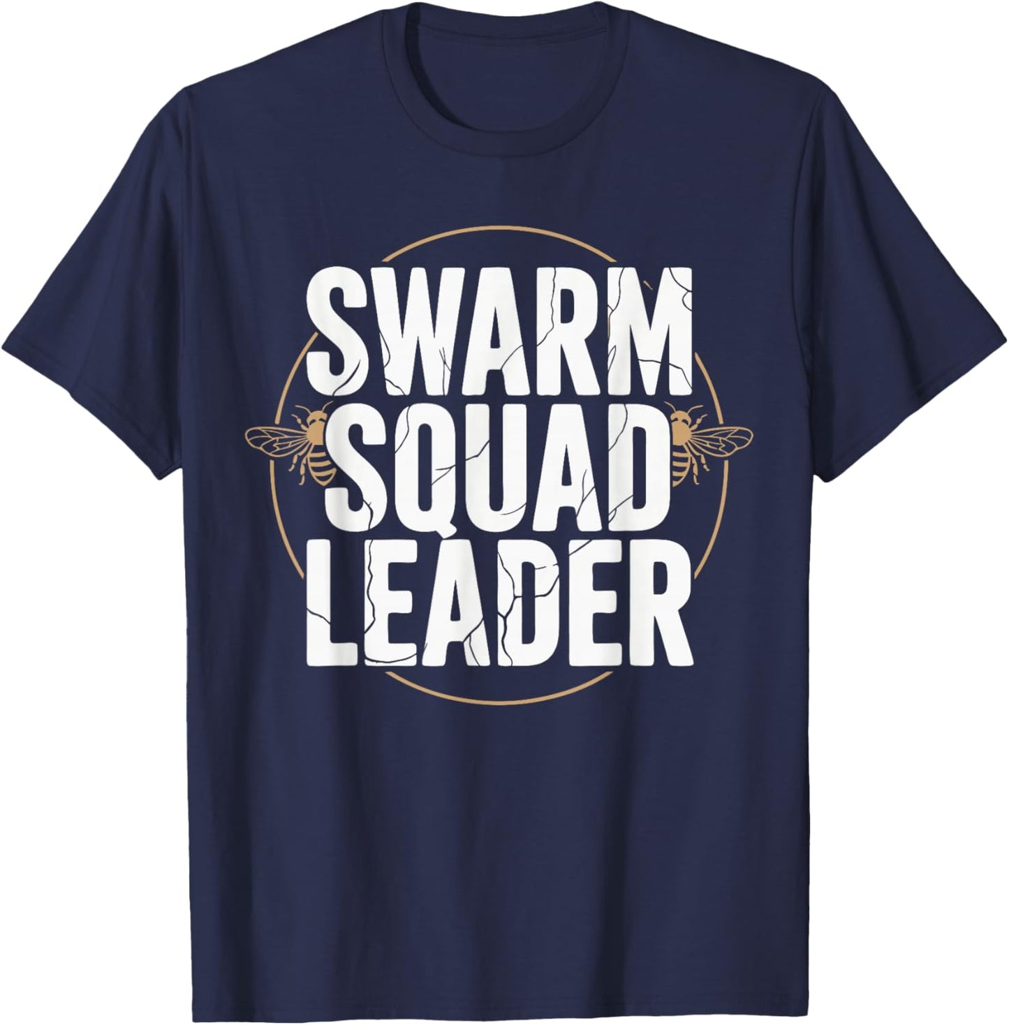 Beekeeping Bee Swarm Leader Beekeeper T-Shirt - T-Shirt | Navy