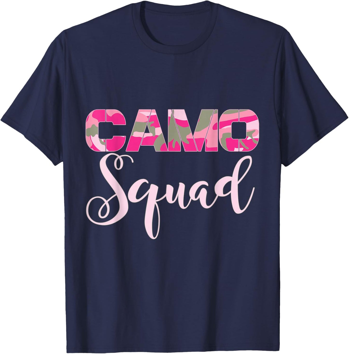 Pink Camo Squad T Shirt T-Shirt - T-Shirt | Navy