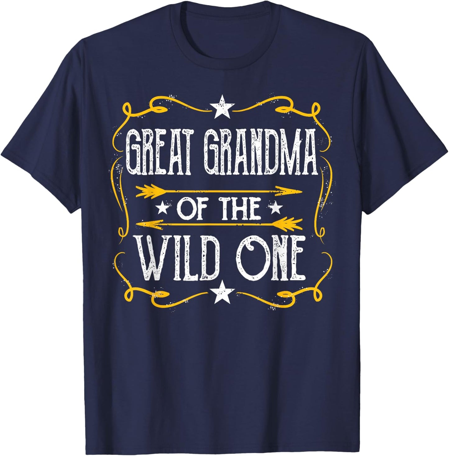 Great Grandma Of The Wild One T-Shirt - T-Shirt | Navy