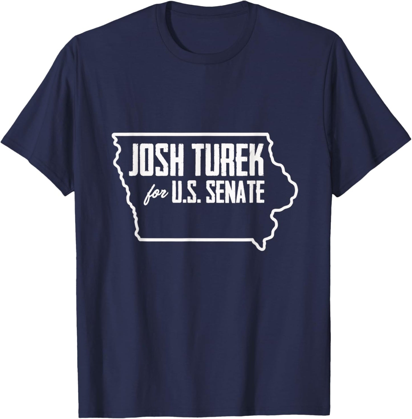 Josh Turek for U.S. Senate from Iowa 2026 Vintage T-Shirt - T-Shirt | Navy