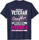 Vietnam Veteran Daughter Raised By My Hero T-Shirt - T-Shirt | Navy