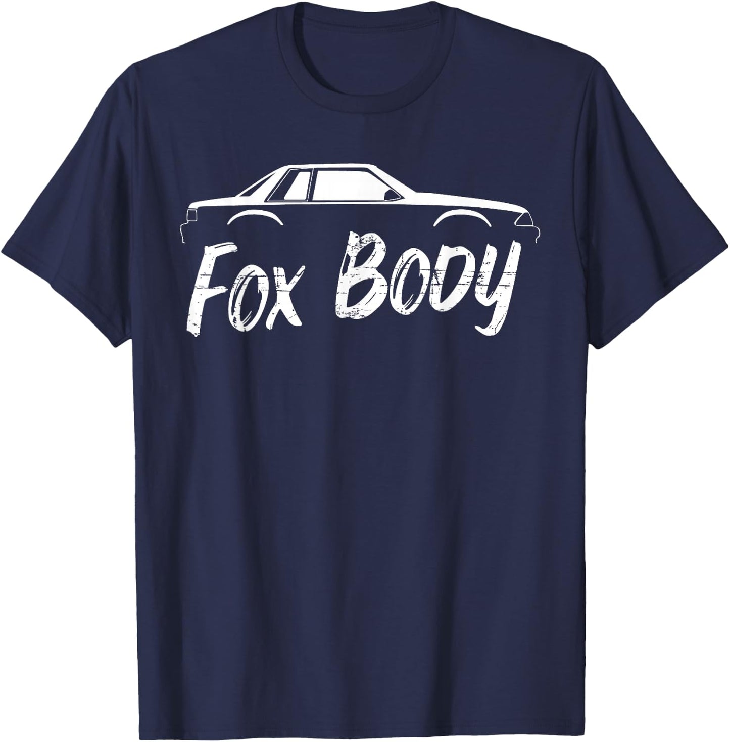Foxbody Notchback 5.0 American Stang Muscle Car Notch Gift T-Shirt - T-Shirt | Navy