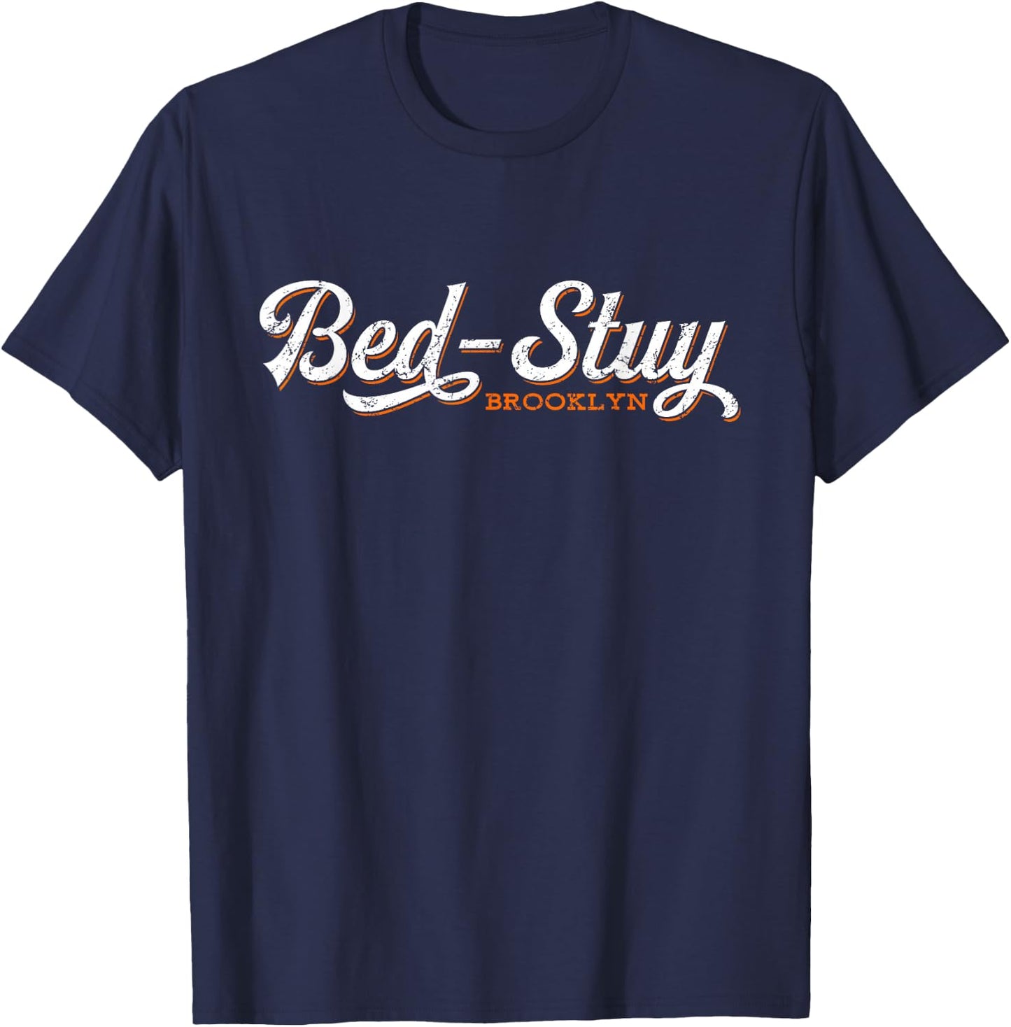 Bed Stuy | Retro Bedford Stuyvesant Brooklyn T-Shirt - T-Shirt | Navy