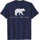Mama Bear Shirt Cute White T-Shirt - T-Shirt | Navy
