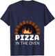 Pregnancy Shirt PIZZA IN THE OVEN Mom Matching Mother to Be T-Shirt - T-Shirt | Navy