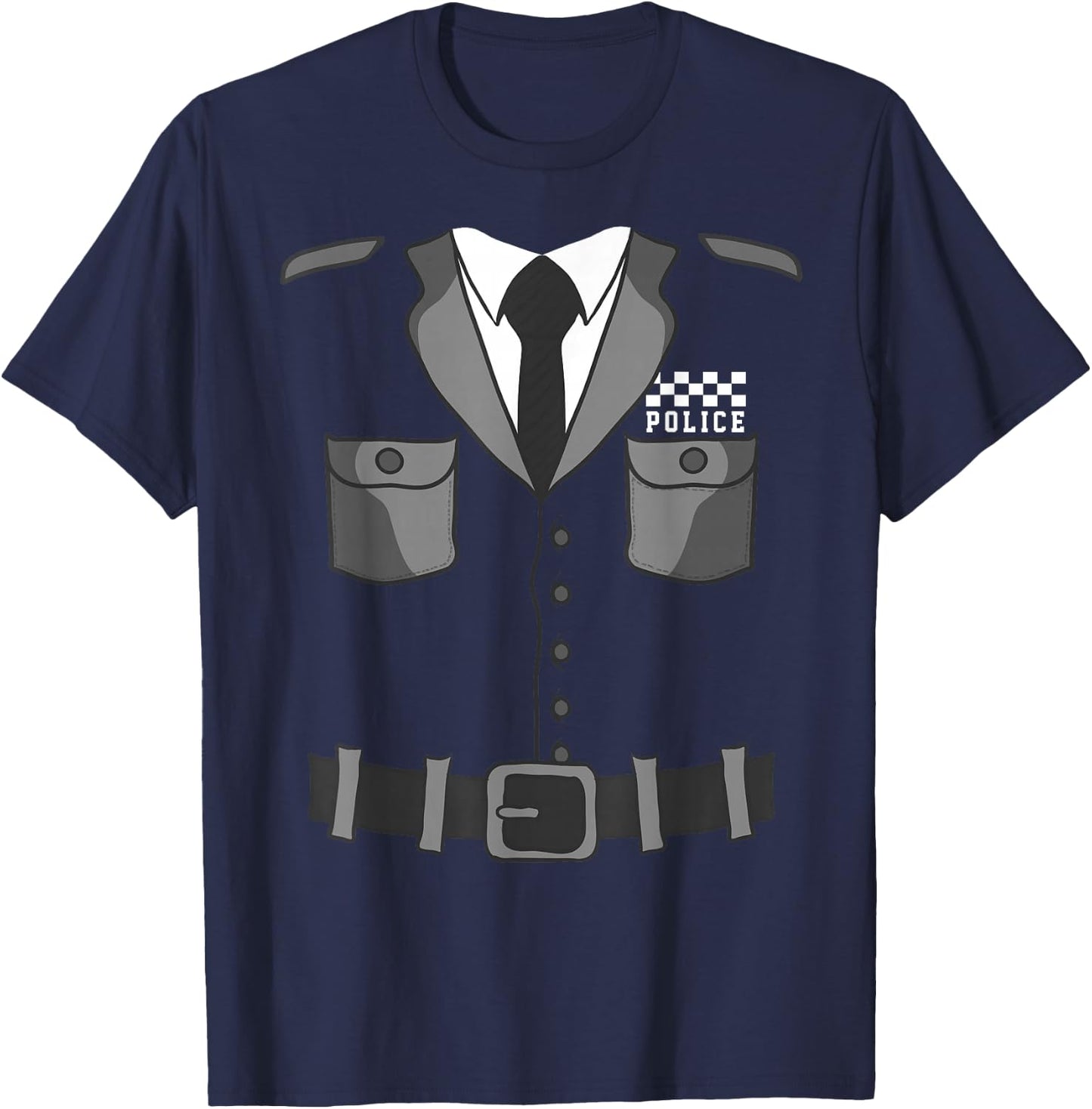 British Policeman Bobby Copper Police Halloween Costume T-Shirt - T-Shirt | Navy