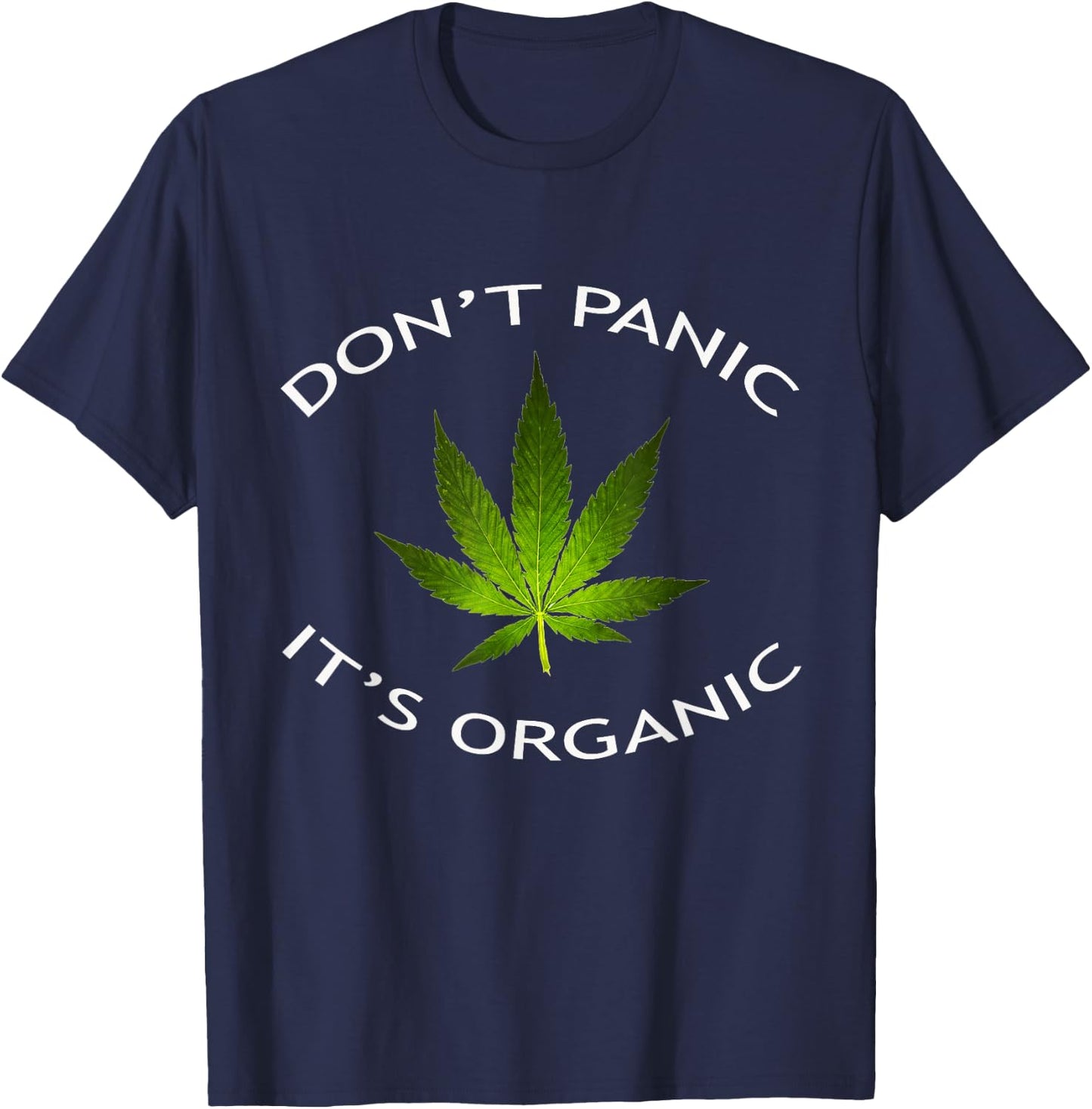 Don't Panic It's Organic T-Shirt - T-Shirt | Navy