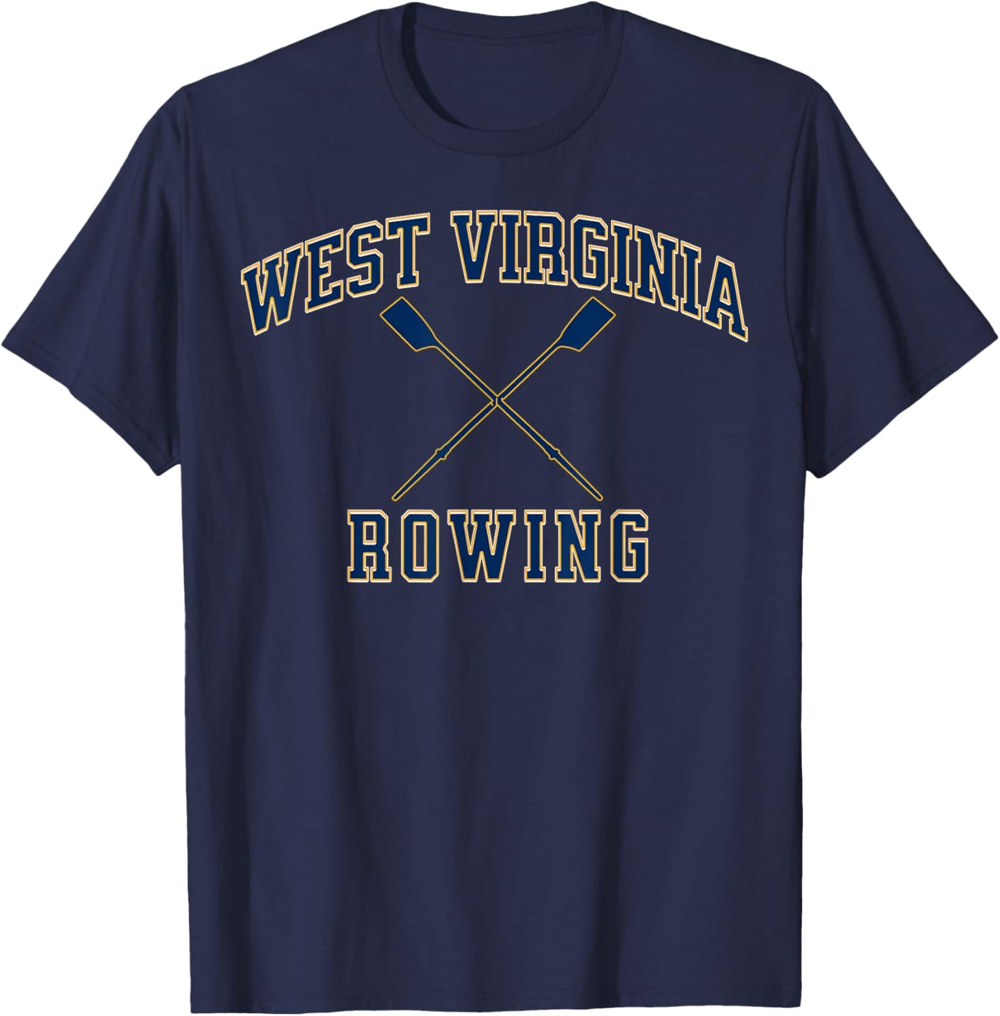 West Virginia Crew Rowing T-Shirt - T-Shirt | Navy