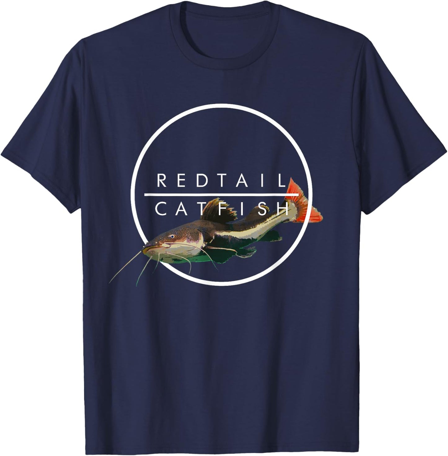 Redtailed Catfish Monster Fish Keeper Water Change T-Shirt - T-Shirt | Navy