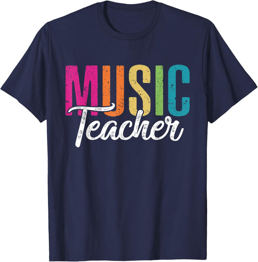 Musician Band Music Teacher T-Shirt - T-Shirt | Navy