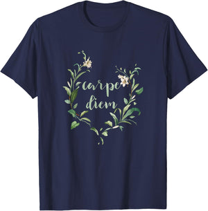 Carpe Diem Shirt Gift T-Shirt - T-Shirt | Navy