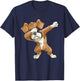 Dabbing Boxer Dog Gift Funny Dab Gift Puppy Kids Men T-Shirt - T-Shirt | Navy