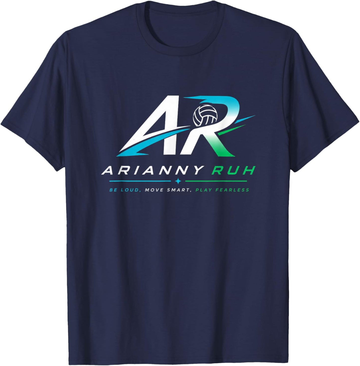 Volleyball Logo T-Shirt - T-Shirt | Navy