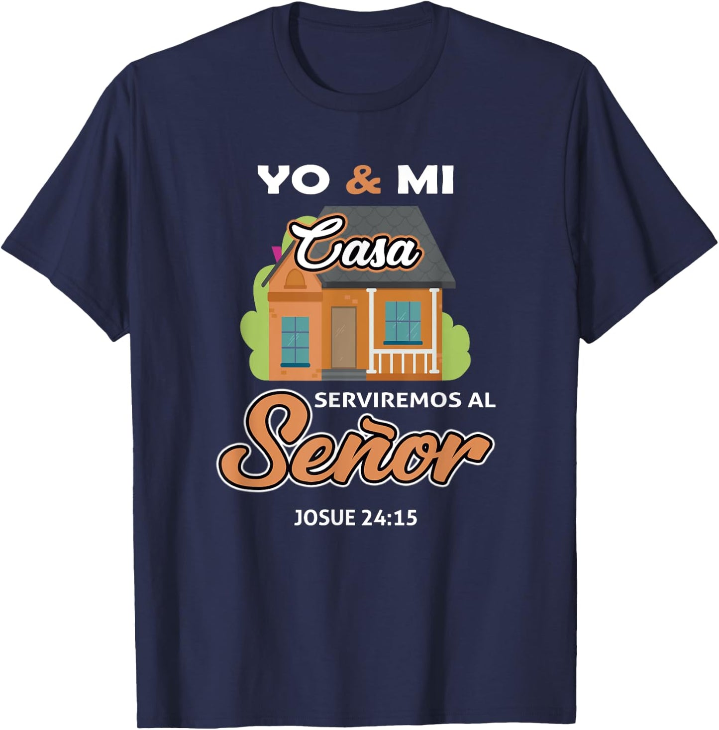 camisas cristianas Spanish christian T-Shirt - T-Shirt | Navy