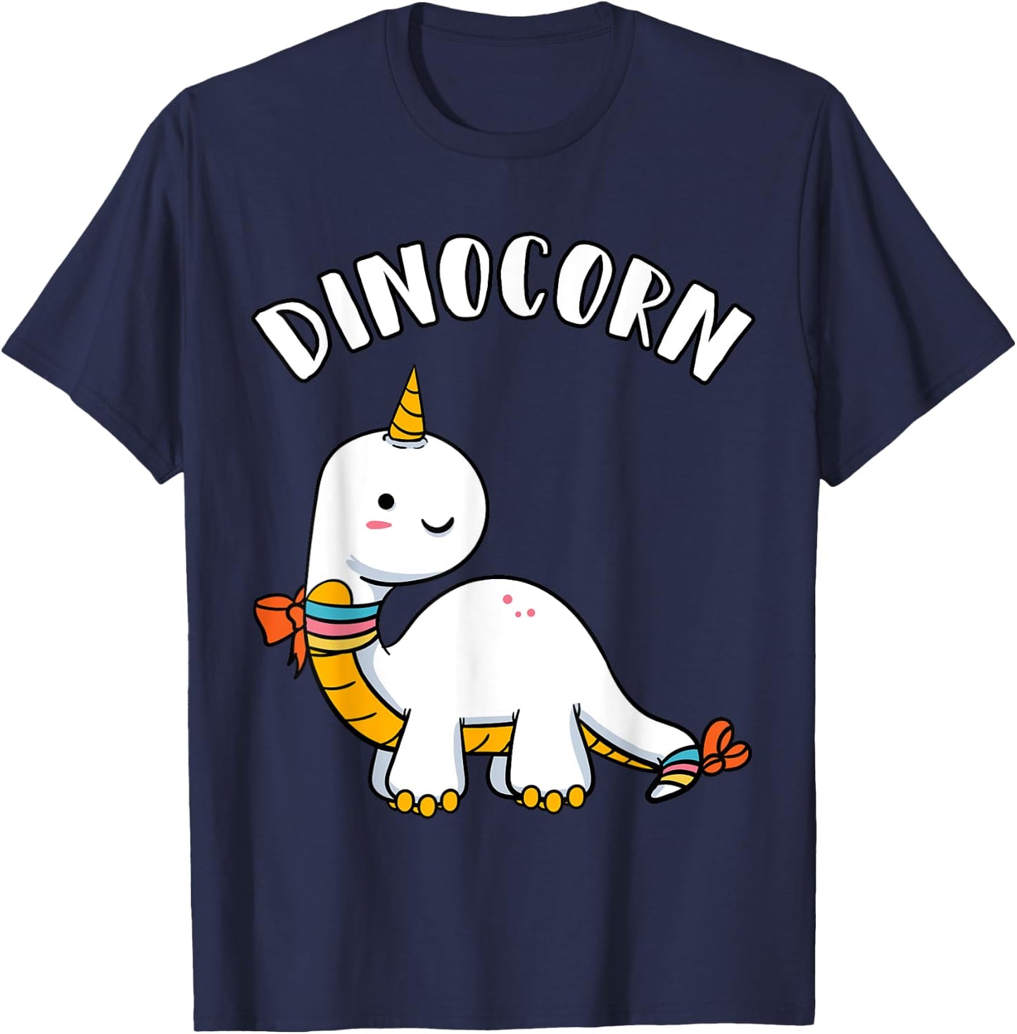 Dinocorn Dinosaur Unicorn Dinosaur Lovers Unicorn T-Shirt - T-Shirt | Navy