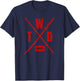 Walking Dead TWD Season X Logo , -Adults, Black, Small, Short Sleeve T-Shirt - T-Shirt | Navy