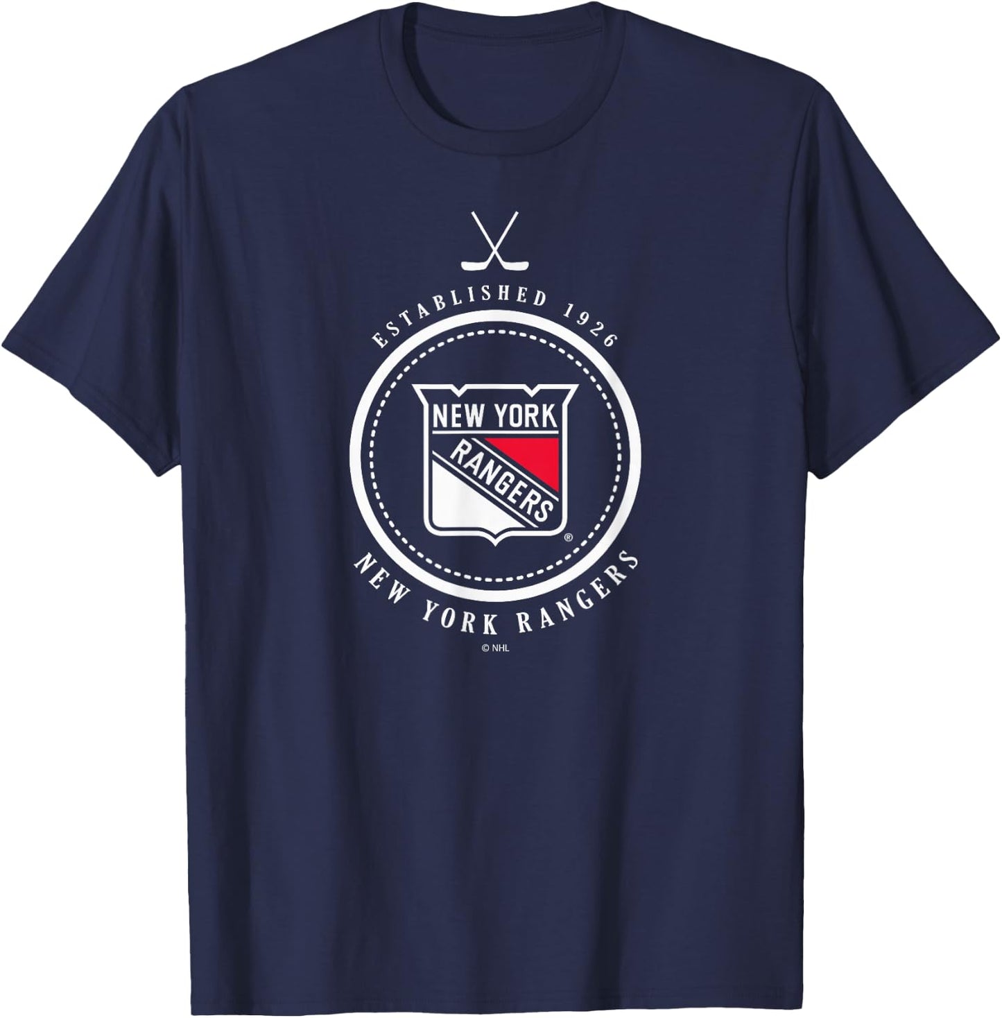 New York Rangers Est 1926 Blue Officially Licensed T-Shirt - T-Shirt | Navy