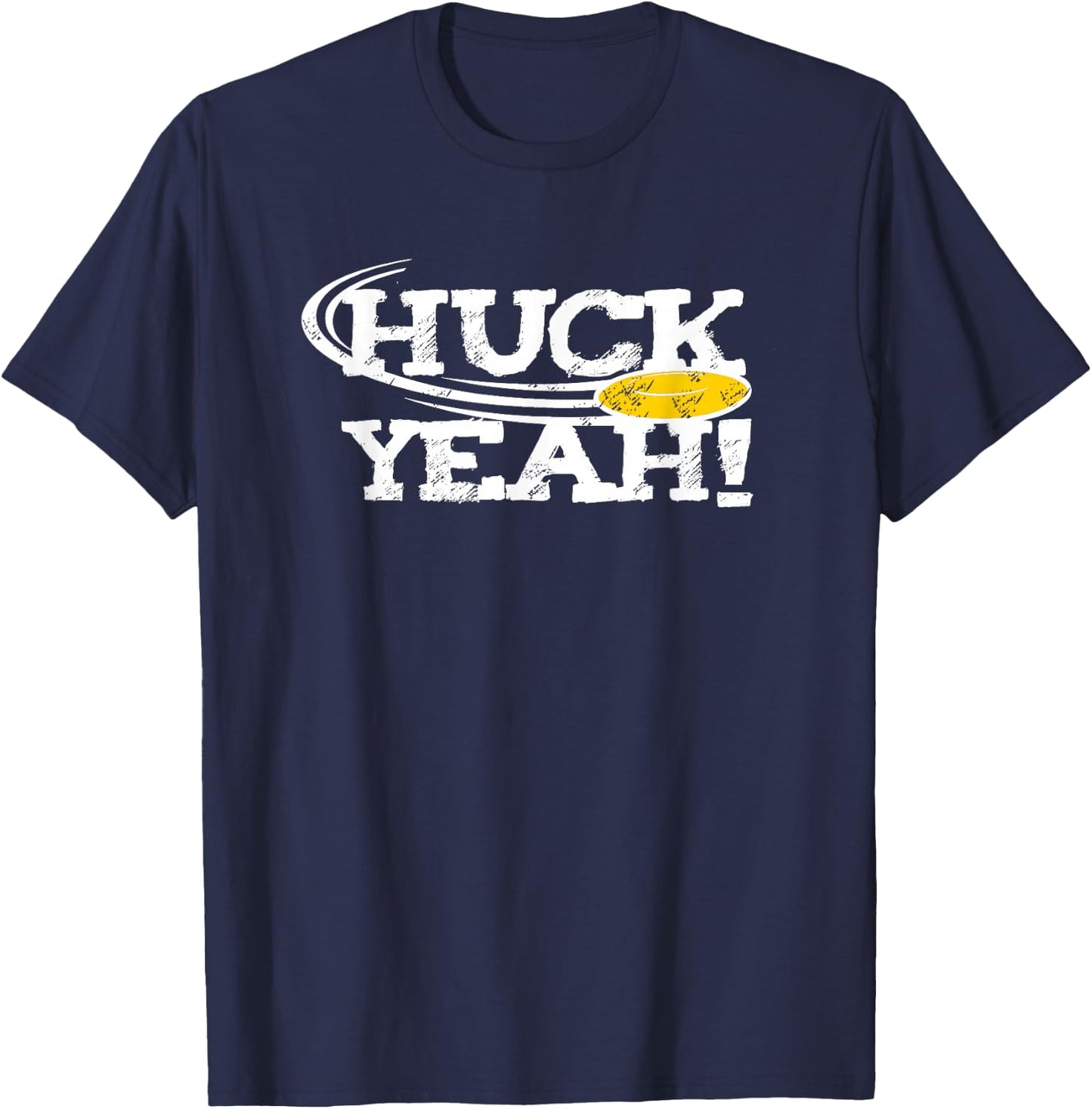 Funny Ultimate Frisbee Shirt Gift Frisbee Player Huck T-Shirt - T-Shirt | Navy
