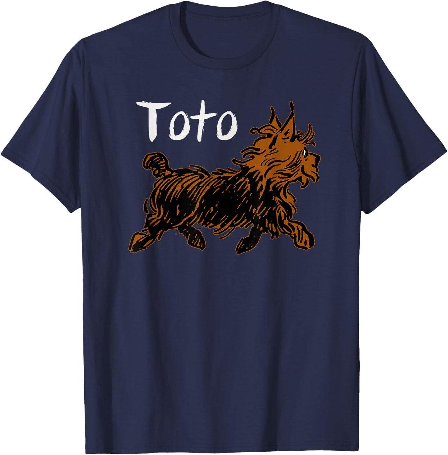 Vintage Oz Toto the Dog Shirt Art -Toto Wizard of Oz Toto T-Shirt - T-Shirt | Navy