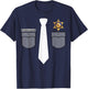 Prison Guard Correctional Officer Police Costume Funny T-Shirt - T-Shirt | Navy