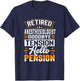 Retired Anesthesiologist Goodbye Tension Hello Pension T-Shirt - T-Shirt | Navy
