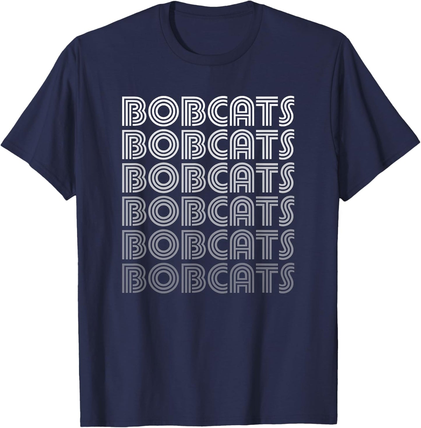 Vintage Bobcats T-Shirt - T-Shirt | Navy