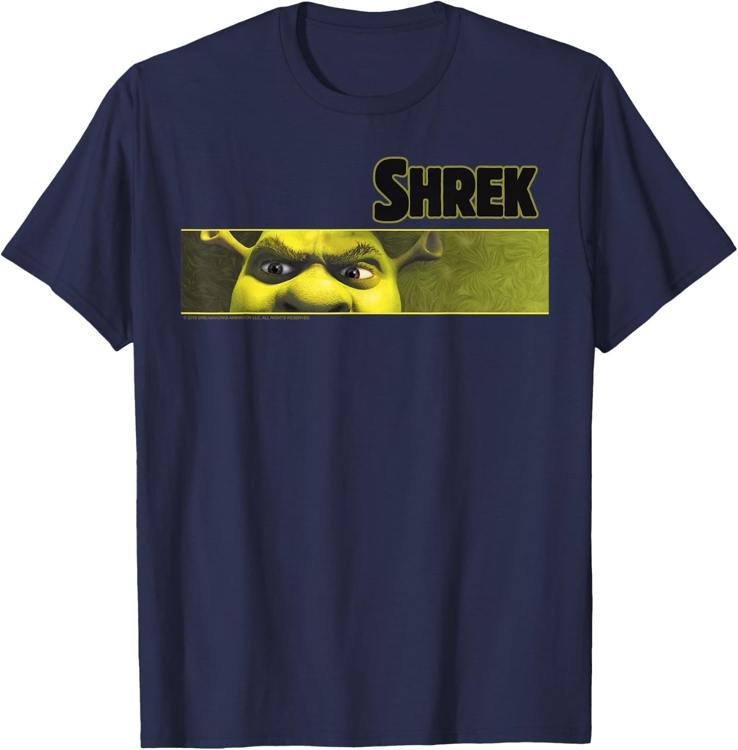 Shrek Angry Ogre Eyes T-Shirt - T-Shirt | Navy